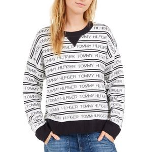 Tommy Hilfiger Women’s Logo-Striped Sweater